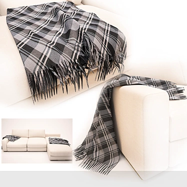 Title: Plaid Duo: Cozy and Classic 3D model image 1 