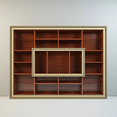 Versatile Shelving Unit: 2012 & 2010 Versions 3D model image 1 