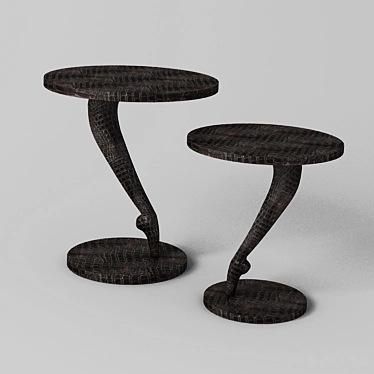 Fendi Duo Table Set 3D model image 1 