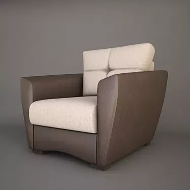 Amsterdam Lounge Chair 3D model image 1 