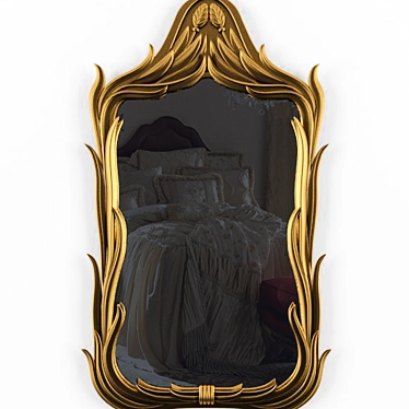 Elegant Gustav Mirror 3D model image 1 