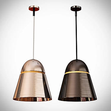 Title: Spindent Pendant Lamp - Stylish Hanging Light 3D model image 1 