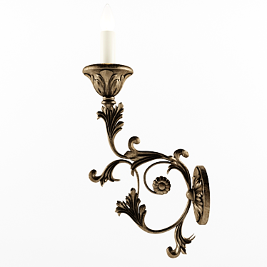 Elegant Paoletti G2616 Mirror 3D model image 1 