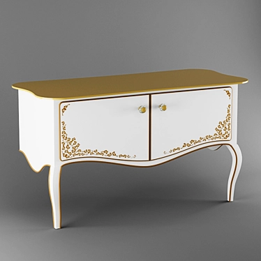 Luxury Amadea Royal Vanity Unit 3D model image 1 