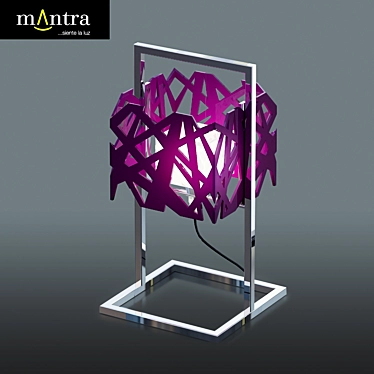 Mantra Tokio Violeta Table Lamp 3D model image 1 