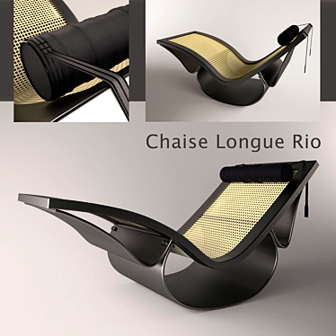 Rio Chaise: Timeless Brazilian Design 3D model image 1 