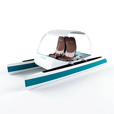 Sleek Ocean Cruiser 3D model image 1 