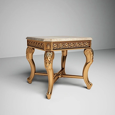 Elegant Turri Ottello Table 3D model image 1 