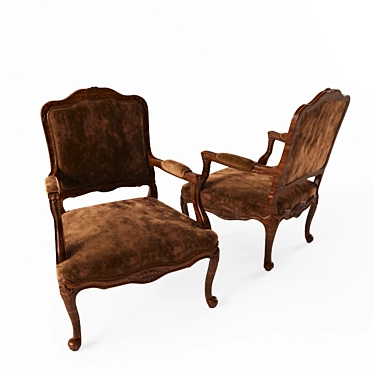 Elegant Classik Chair 3D model image 1 