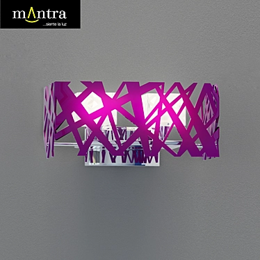 Mantra Tokio Violeta Wall Sconce 3D model image 1 