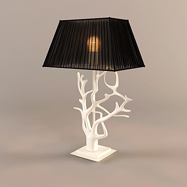 Elegant Ceramic Table Lamp 3D model image 1 