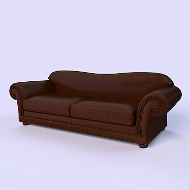 Keoma Dania: Elegant Italian Sofa 3D model image 1 