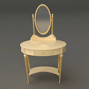 Elegant Vanity Table by Bordignon Camillo 3D model image 1 