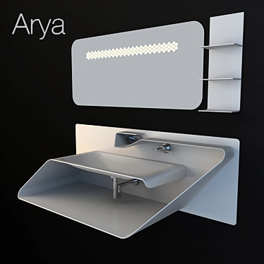 Arya Bandini Vanity Set 3D model image 1 