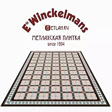 Winckelmans: Authentic French Porcelain Tiles 3D model image 1 