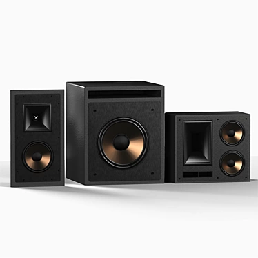 Klipsh Speaker Set: Immersive Sound 3D model image 1 