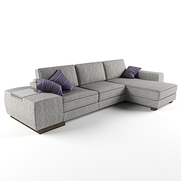 Natuzzi Dominio Sofa 3D model image 1 