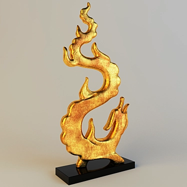 Statuette &quot;Golden Dragon&quot;