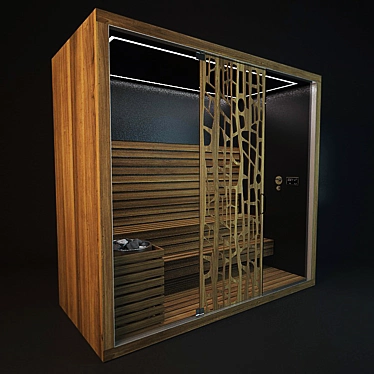 Relax & Detox Sauna - Revitalize Your Mind & Body 3D model image 1 