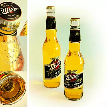 Refreshing Miller Beer - From the Masters of Brewing 3D model image 1 