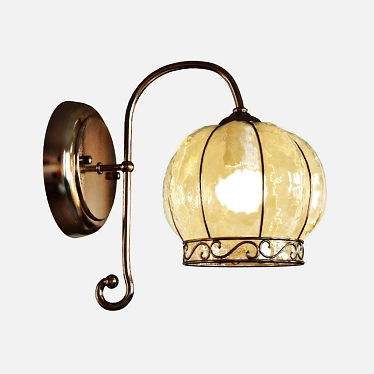 Venice Wall Sconce: Elegant Illumination 3D model image 1 