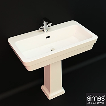 Simas Evo12: Roca Mixer Combo 3D model image 1 