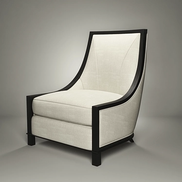 Elegant CALERO Armchair 3D model image 1 