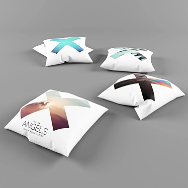 Cozy Dream Printed Pillows 3D model image 1 