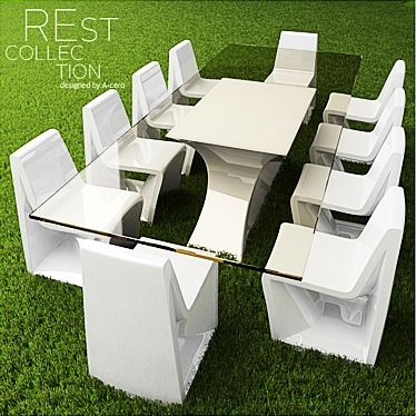 REst Collection: Outdoor Oasis 3D model image 1 