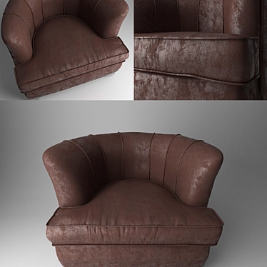 Elegant Giorgio Collection Chair 3D model image 1 