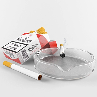 Classic Marlboro Cigarettes 3D model image 1 
