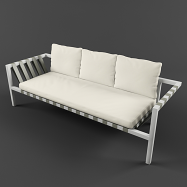 Jibe Outdoor 3-Seater Sofa 3D model image 1 