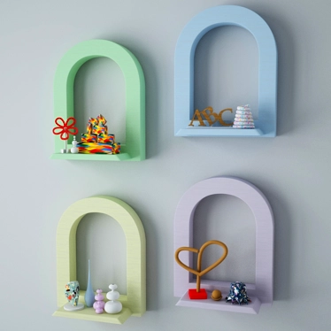 Adorable Nursery Decor Set 3D model image 1 