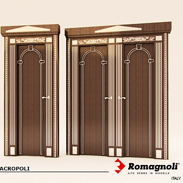 Elegant Romagnoli Doors 3D model image 1 