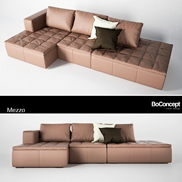 Modern Mezzo Sofa 3D model image 1 