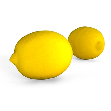 Zesty Citrus Lemon 3D model image 1 