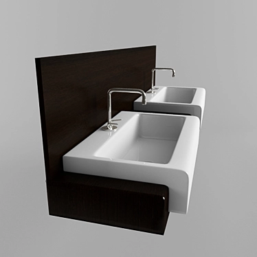 Artceram La Fontana L045: Stylish and Compact Sink 3D model image 1 