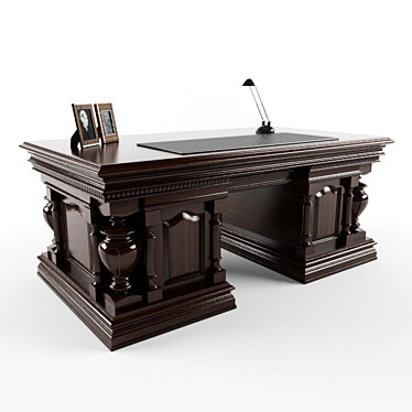 Modern Interstile Table 3D model image 1 