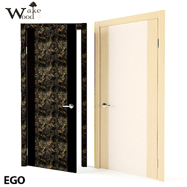 Stylish Elegance: Wakewood Interior Doors 3D model image 1 