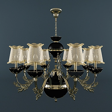 Elegant Kaiyan Chandelier KY-80239-8 3D model image 1 