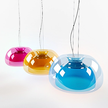 Elegant Orb Pendant Light 3D model image 1 