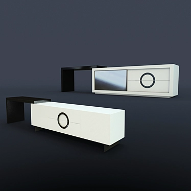 Modern TV Stand by A&X Factory 3D model image 1 