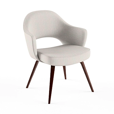 Knoll Saarinen Executive Arm Chair | Elegant and Ergonomic 3D model image 1 