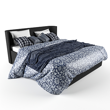 Stylish Fifth Bed Set: Ralph Lauren Home 3D model image 1 