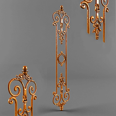 Bronze Cast Baluster 3D model image 1 