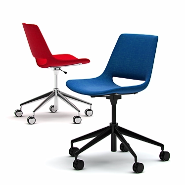 Swivel Palm Chair - Modern Office Furniture 3D model image 1 