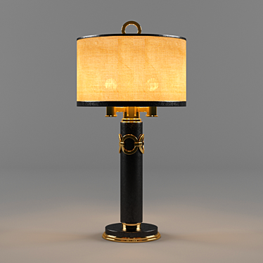 Sleek and Elegant: Bronx Table Lamp 3D model image 1 