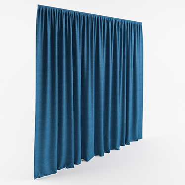 Elegance in Every Fold: Curtains 3D model image 1 