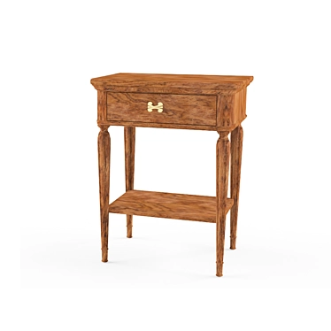 Classic Drawer Chest 3D model image 1 