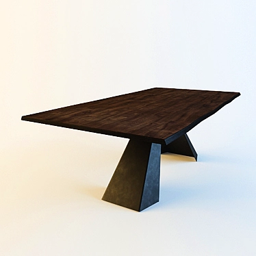 Elegant Cattelan Eliot Table 3D model image 1 